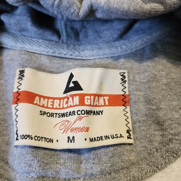 American Giant Women's Heavyweight Hoodie Size M - Picture 3 of 9